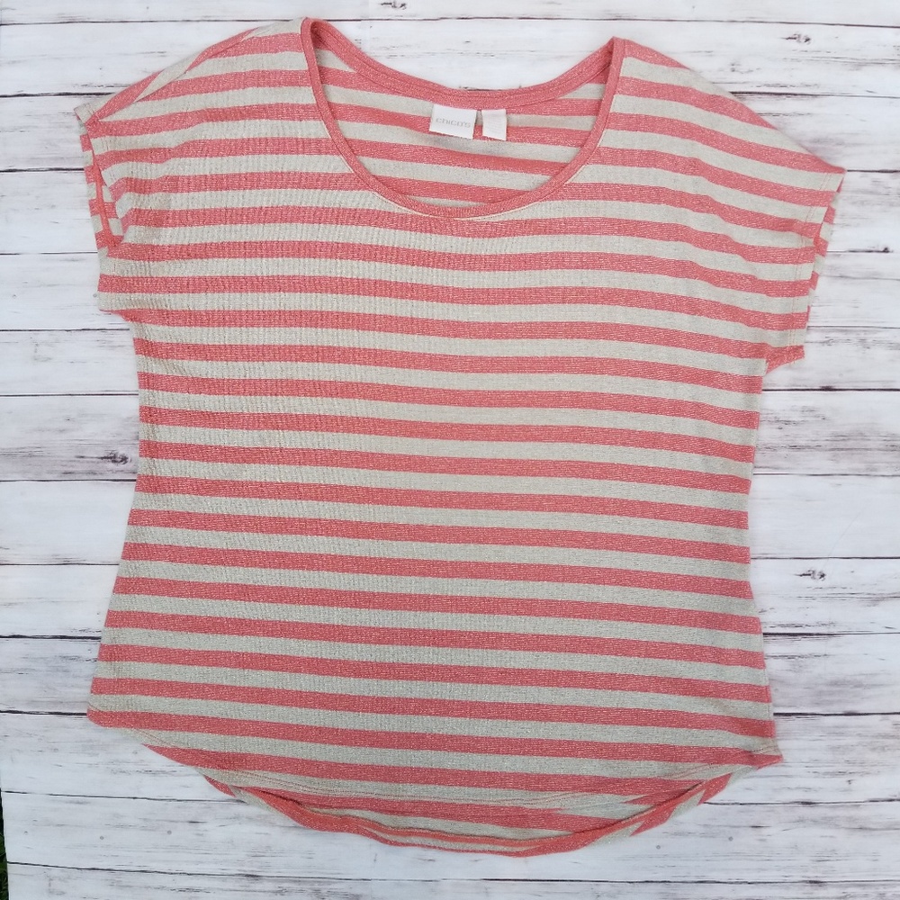 Chico's Striped Shirt 2 (L)